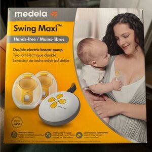 Medela Swing Maxi Portable Breast Pump - Yellow and White